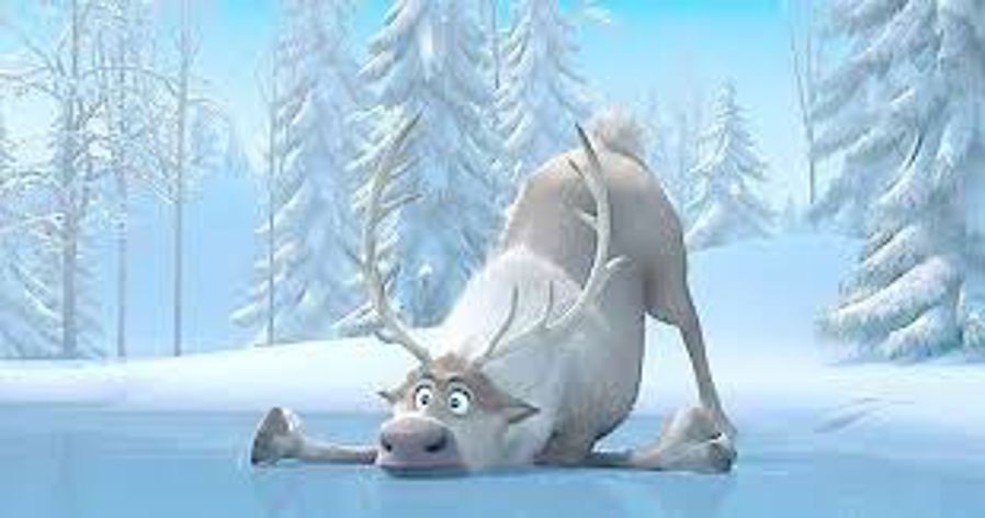 en hvit hest med lang hale