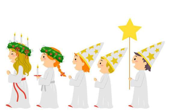 en gruppe barn som holder flagg